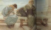 Alma-Tadema, Sir Lawrence Ask Me No More (mk23) Sweden oil painting artist
